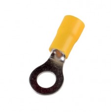 Ακροδέκτης Οπής 4-6mm² 6mm Κίτρινο (Συσκ. 100τεμ.) RV 5.5-6